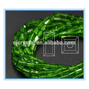 Loose glass rectangle beads glass beads craft items